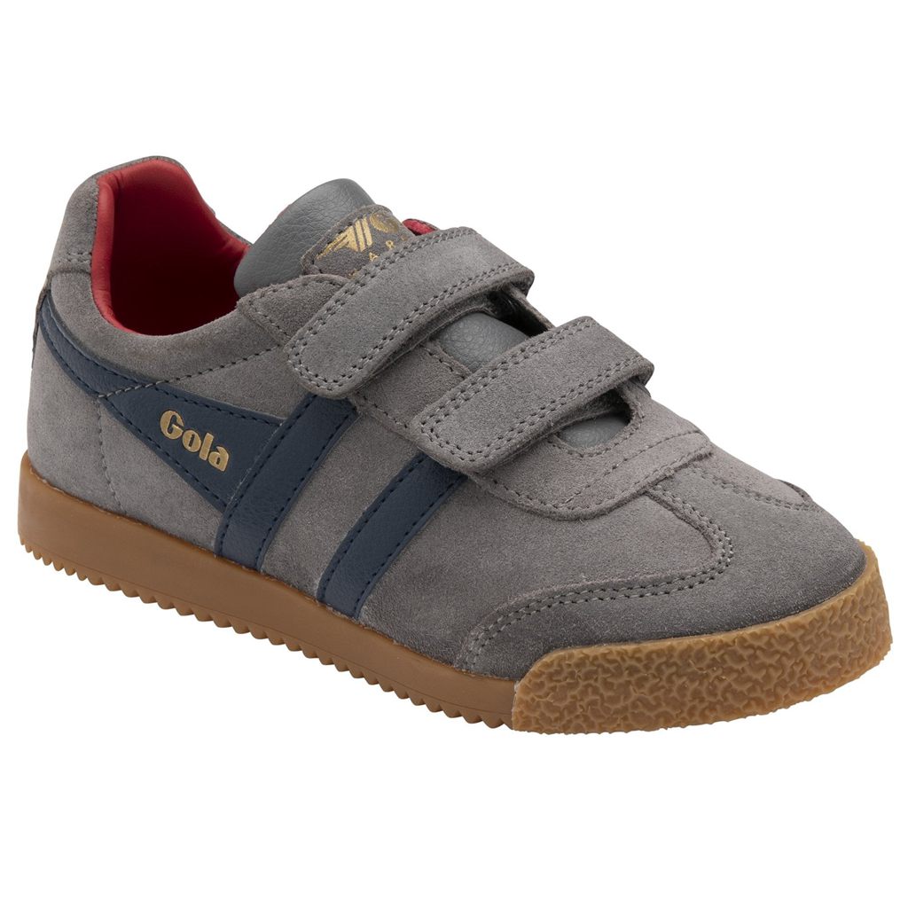 Gola Classics Harrier Strap Sneakers Donkerblauw Dieprood Nederland | 913-XKQYHO