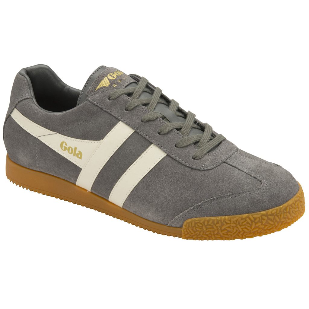 Gola Classics Harrier Suede Sneakers Ash Ecru Nederland | 169-MKHRBX