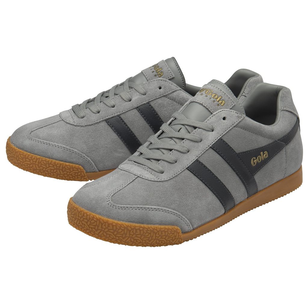 Gola Classics Harrier Suede Sneakers Cement Storm Nederland | 036-WBVSYG
