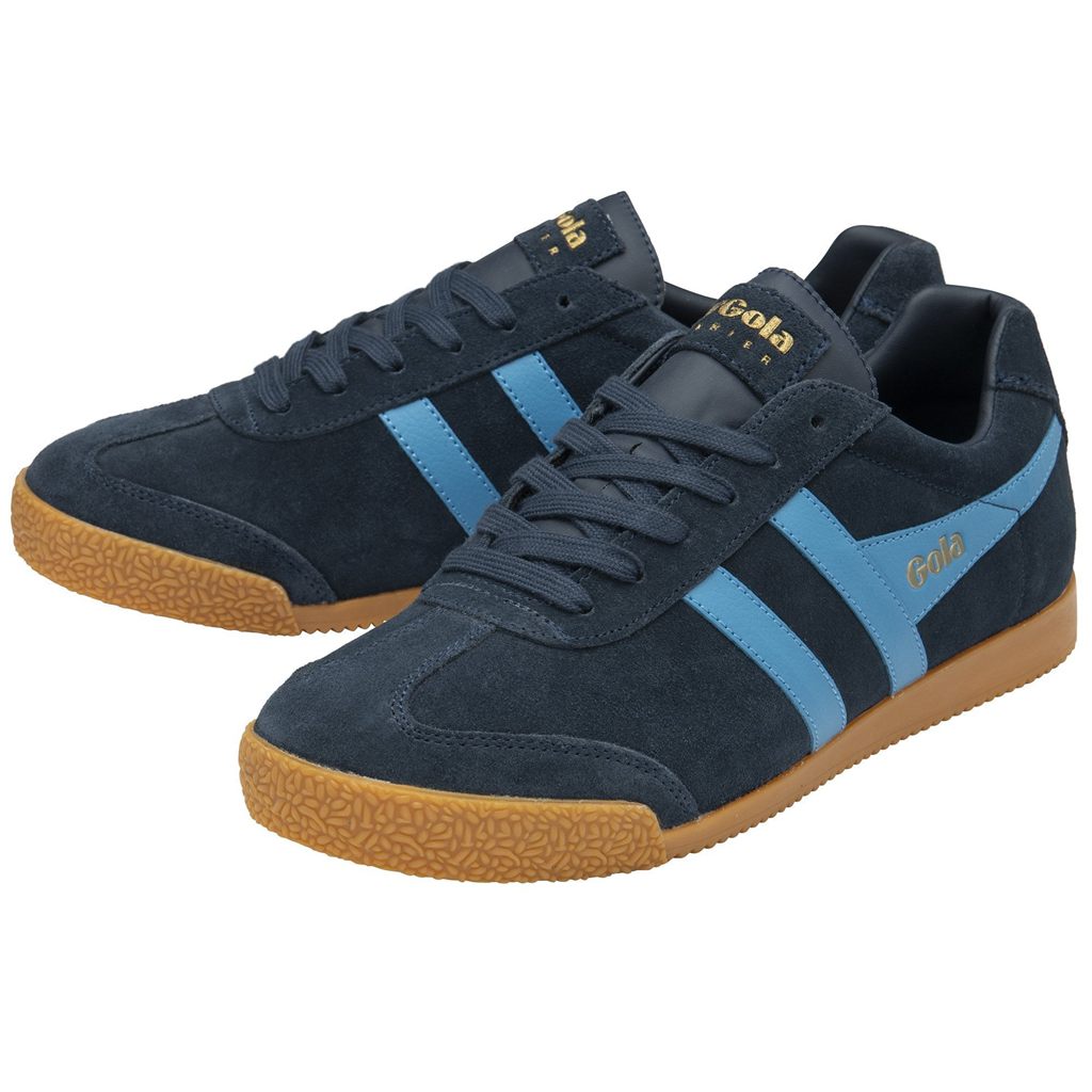 Gola Classics Harrier Suede Sneakers Donkerblauw Nederland | 794-CSOWTD