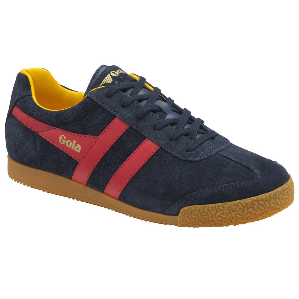 Gola Classics Harrier Suede Sneakers Donkerblauw Rood Nederland | 035-BQLJHY