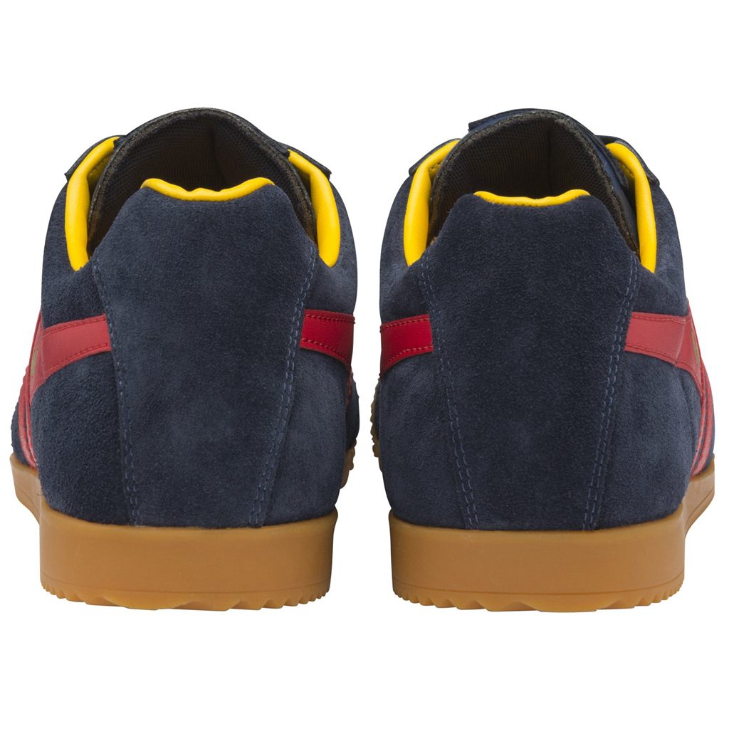 Gola Classics Harrier Suede Sneakers Donkerblauw Rood Nederland | 035-BQLJHY