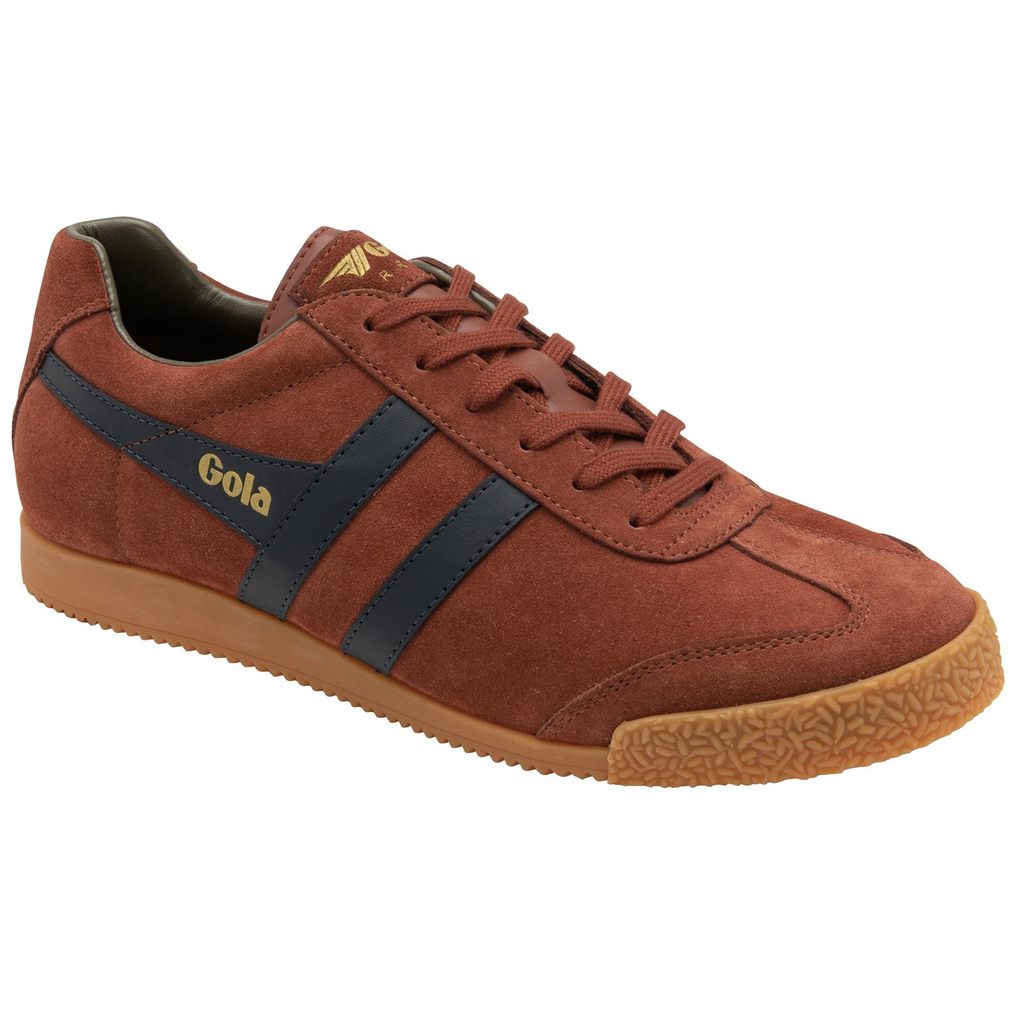 Gola Classics Harrier Suede Sneakers Donkerblauw Khaki Nederland | 413-SCNMVK