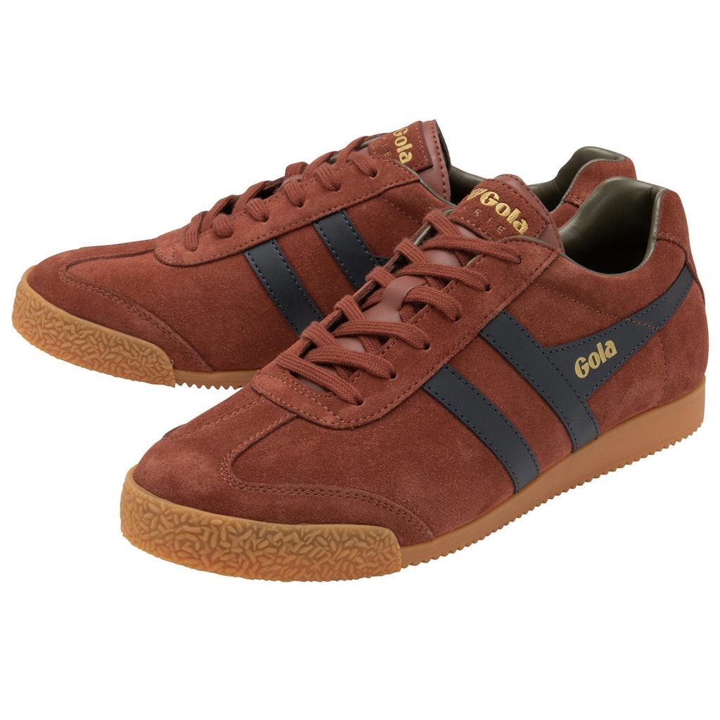 Gola Classics Harrier Suede Sneakers Donkerblauw Khaki Nederland | 413-SCNMVK