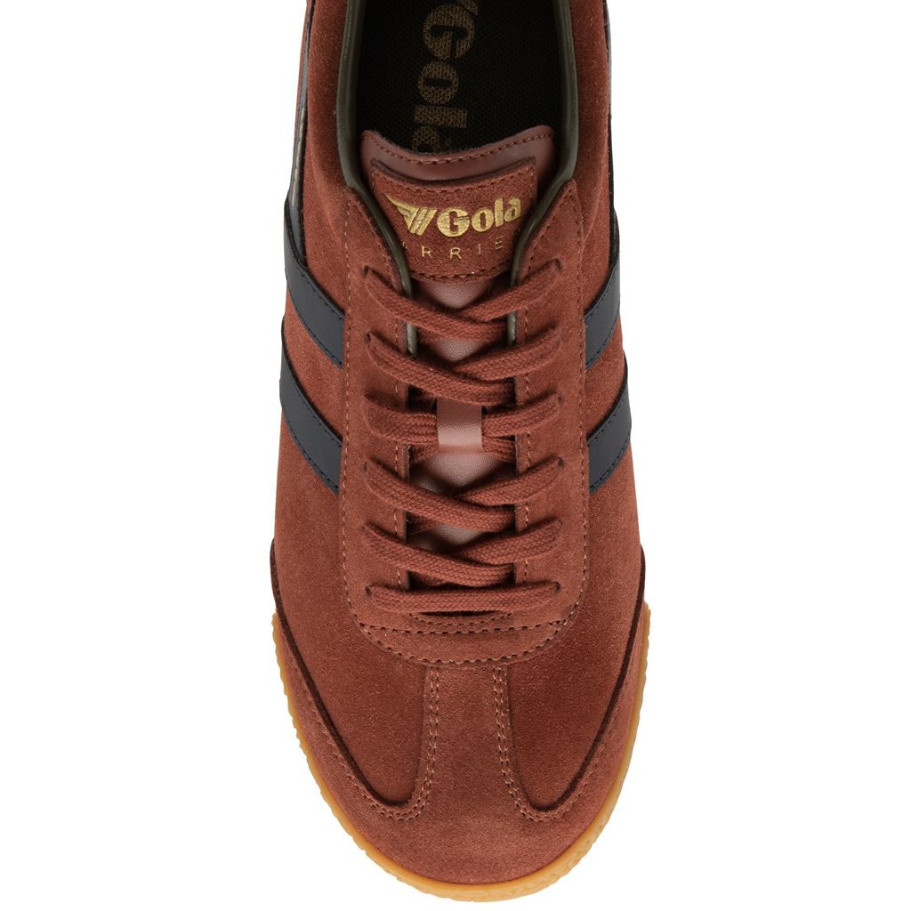 Gola Classics Harrier Suede Sneakers Donkerblauw Khaki Nederland | 413-SCNMVK