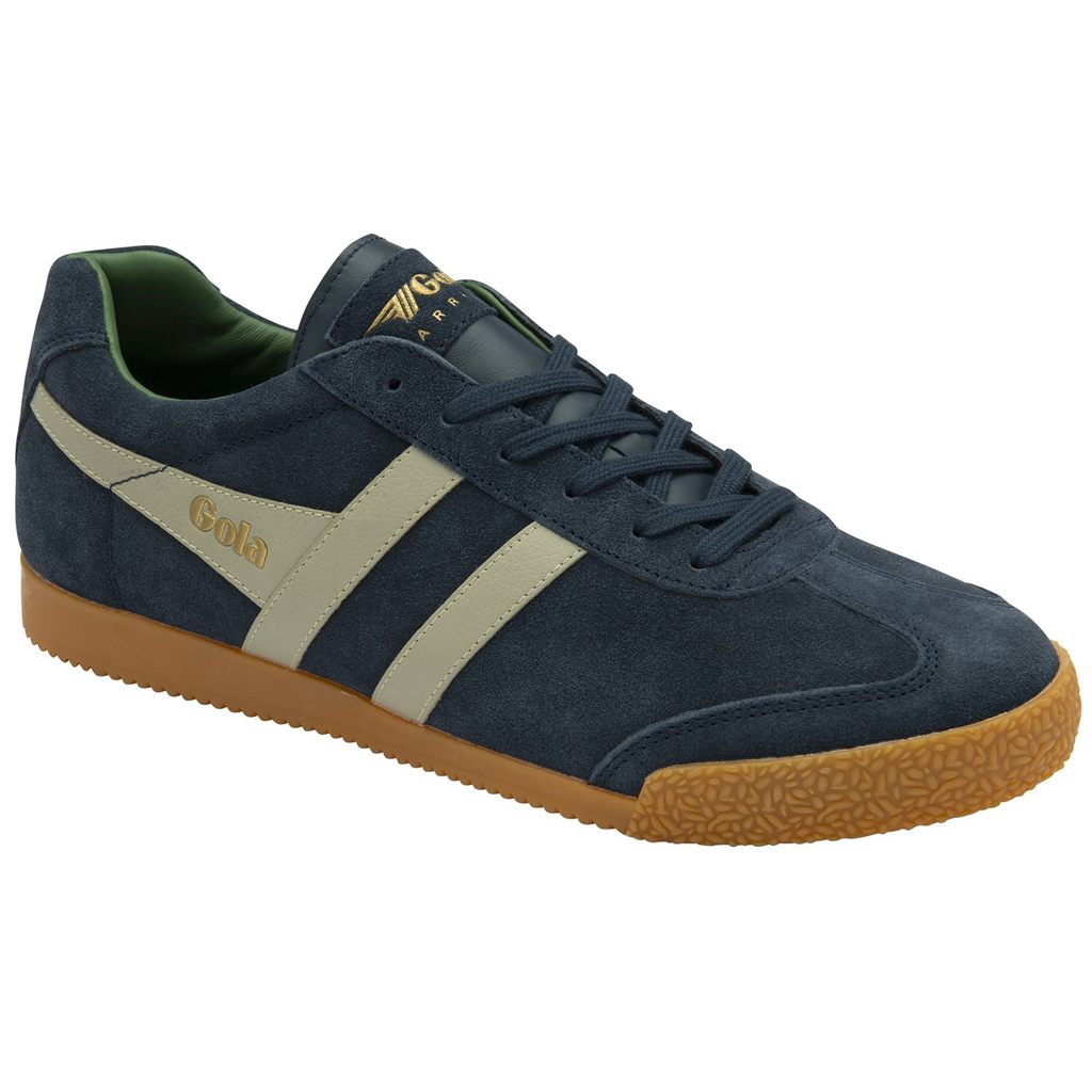 Gola Classics Harrier Suede Sneakers Donkerblauw Grijs Nederland | 061-ZOIYUH