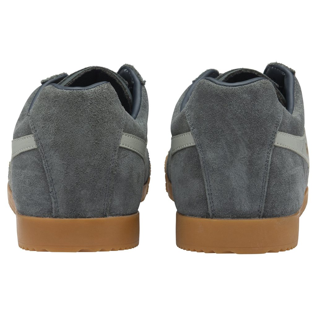 Gola Classics Harrier Suede Sneakers Lichtgrijs Donkerblauw Nederland | 690-CWMUKR