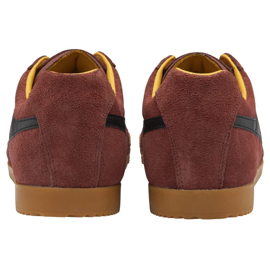Gola Classics Harrier Suede Sneakers Rood Zwart Nederland | 746-DCERKH