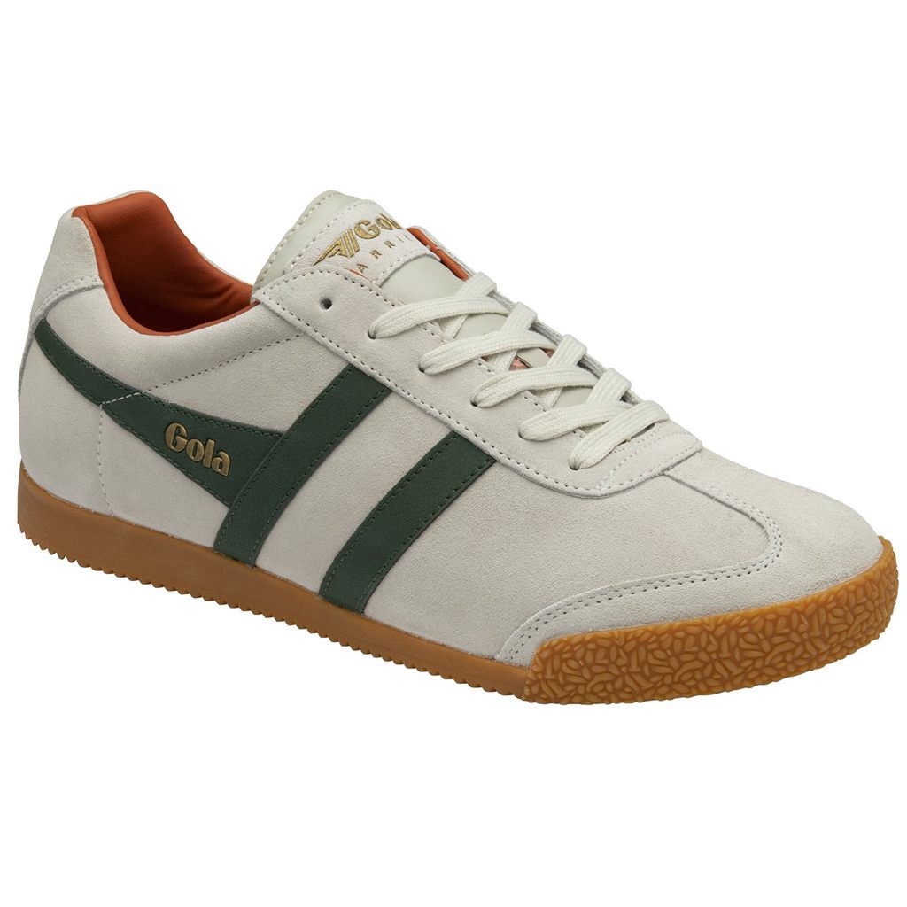Gola Classics Harrier Suede Sneakers Wit Oranje Nederland | 350-RLKNMF