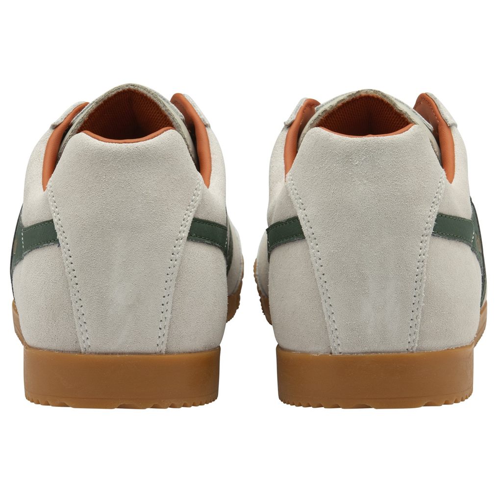 Gola Classics Harrier Suede Sneakers Wit Oranje Nederland | 350-RLKNMF