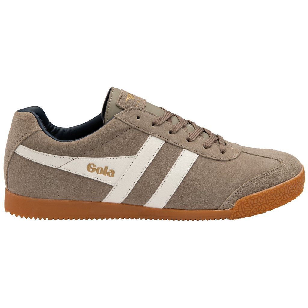 Gola Classics Harrier Suede Sneakers Wit Donkerblauw Nederland | 769-TFALYP