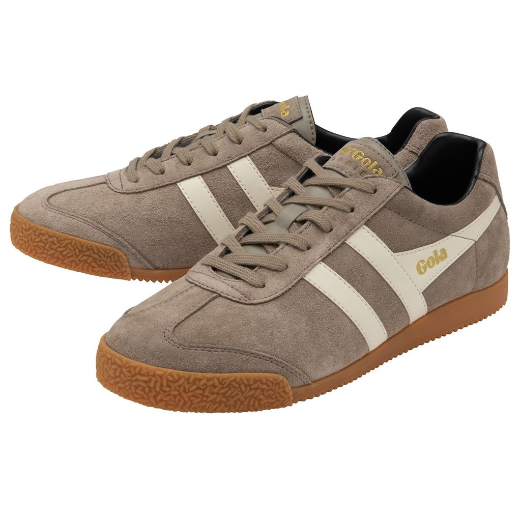 Gola Classics Harrier Suede Sneakers Wit Donkerblauw Nederland | 769-TFALYP