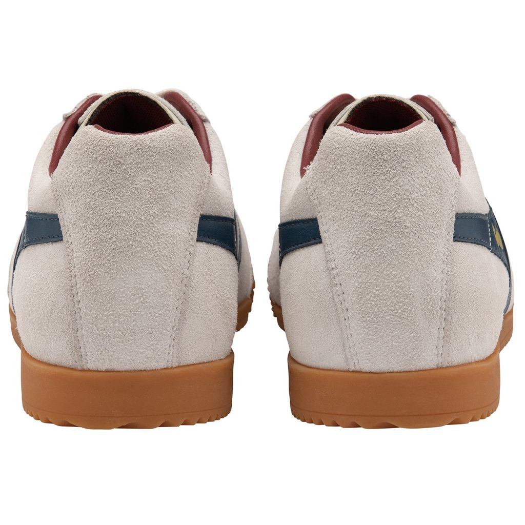 Gola Classics Harrier Suede Sneakers Wit Blauw Dieprood Nederland | 745-OTFGCK