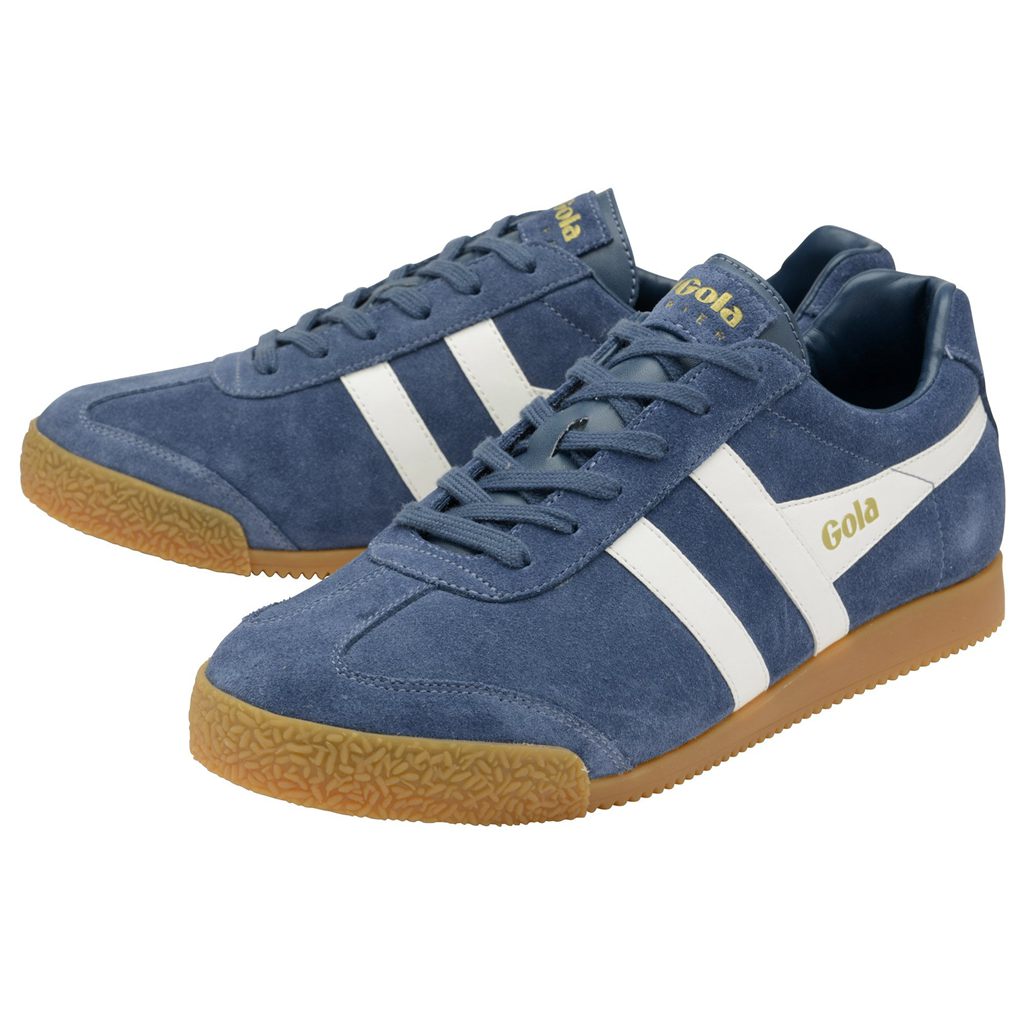 Gola Classics Harrier Suede Sneakers Wit Nederland | 064-YAPILO