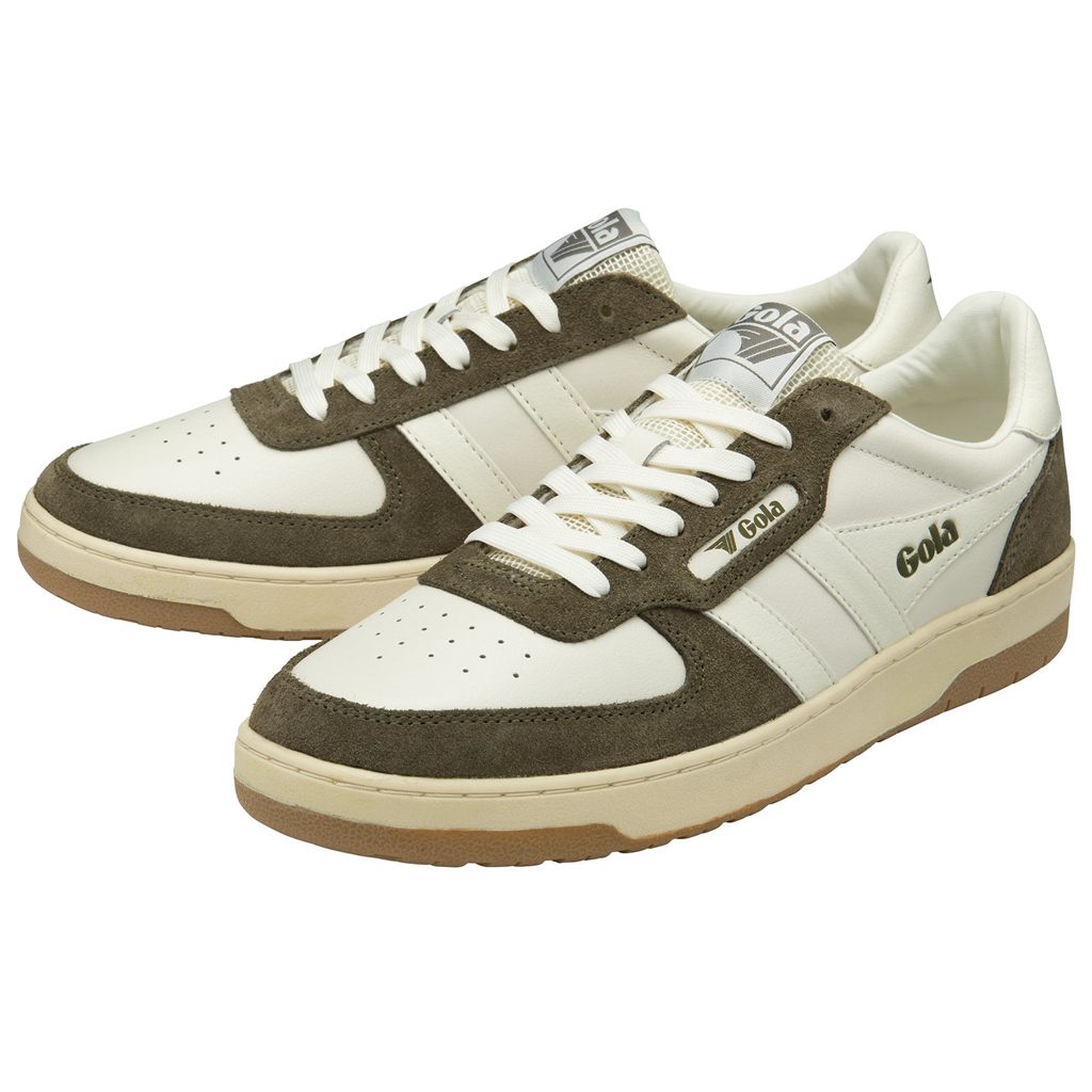 Gola Classics Hawk '89 Sneakers Wit Khaki Nederland | 978-QWLPTI