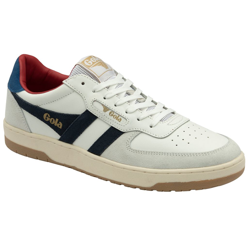 Gola Classics Hawk Sneakers Wit Donkerblauw Blauw Nederland | 947-UKANWR