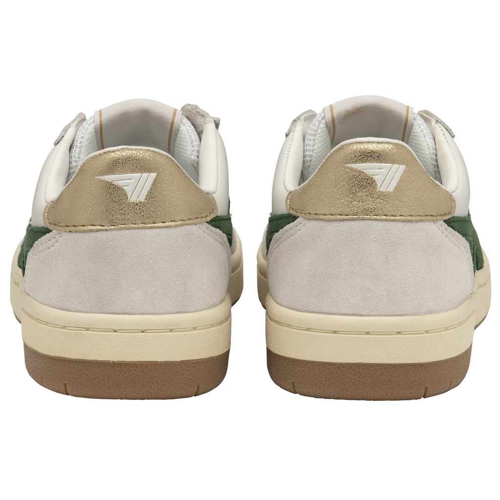 Gola Classics Hawk Sneakers Wit Donkergroen Goud Nederland | 583-VFICOZ