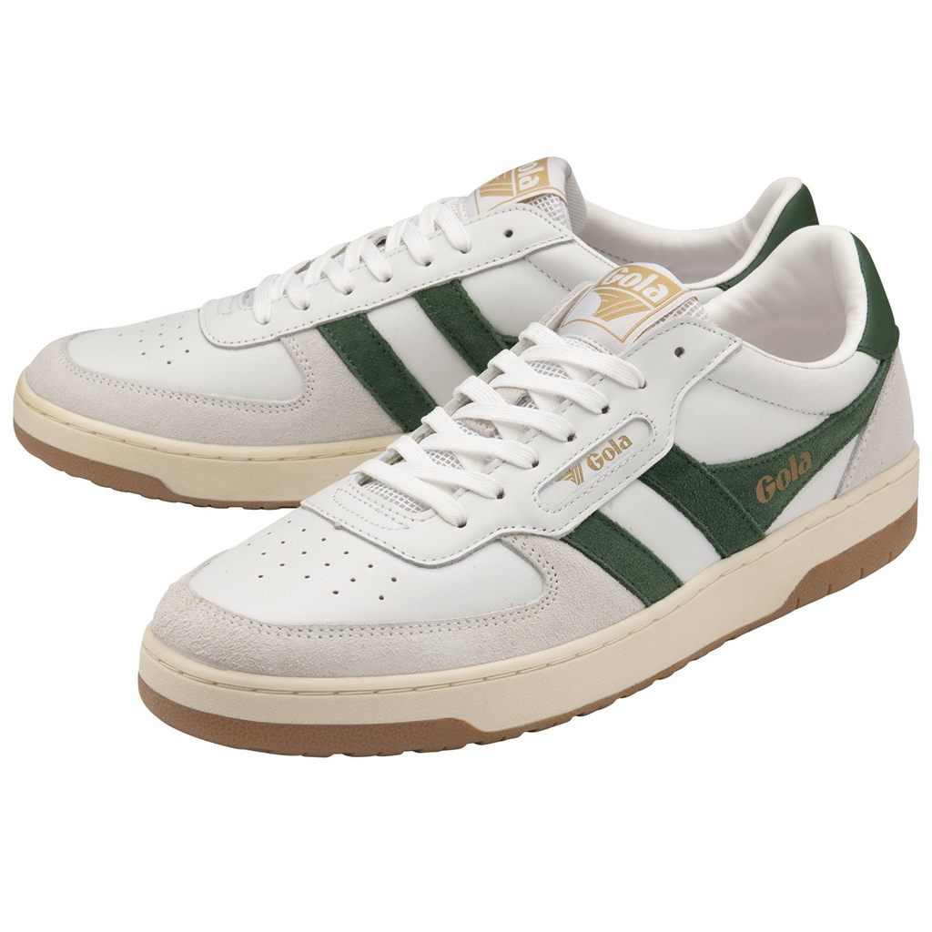 Gola Classics Hawk Sneakers Wit Donkergroen Nederland | 572-CASGUO