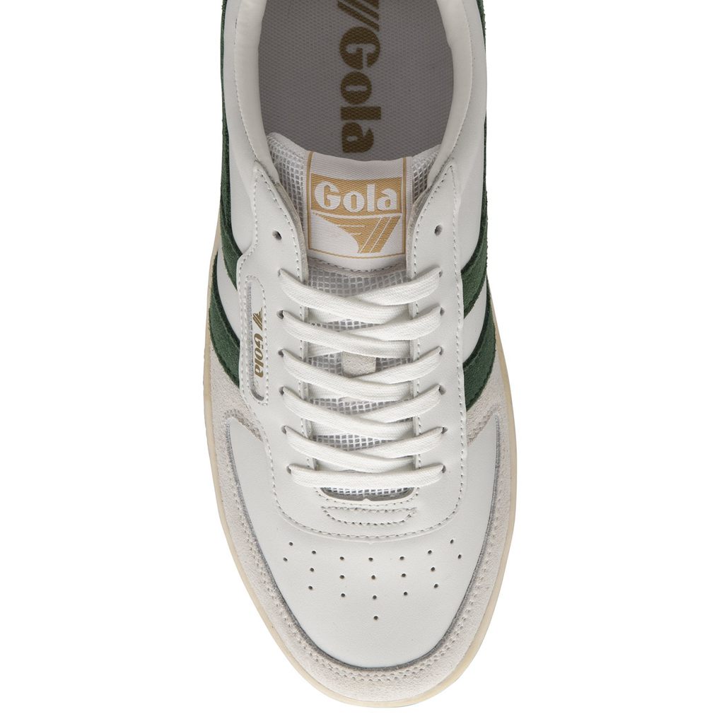 Gola Classics Hawk Sneakers Wit Donkergroen Nederland | 572-CASGUO