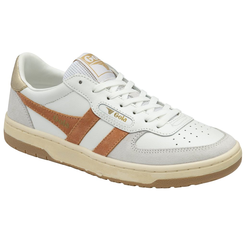 Gola Classics Hawk Sneakers Wit Goud Nederland | 563-KAJXYR