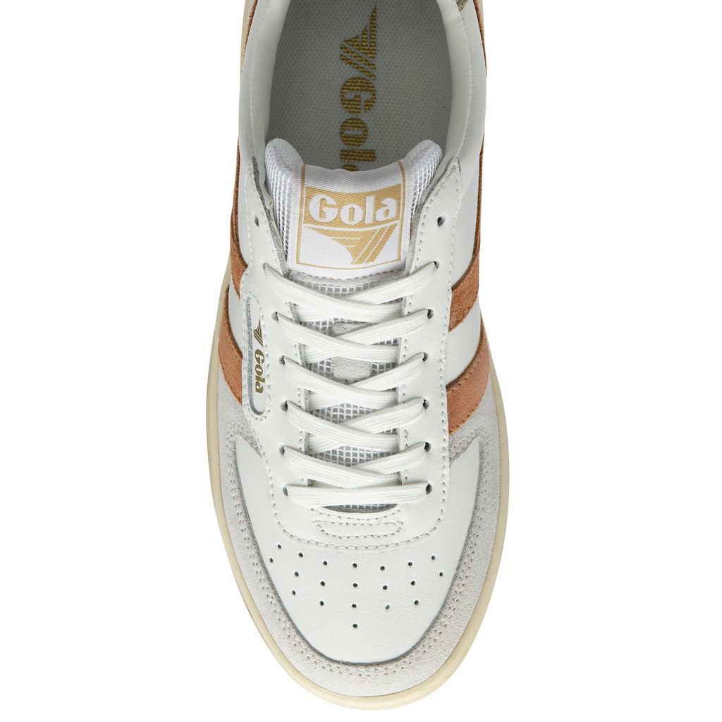 Gola Classics Hawk Sneakers Wit Goud Nederland | 563-KAJXYR