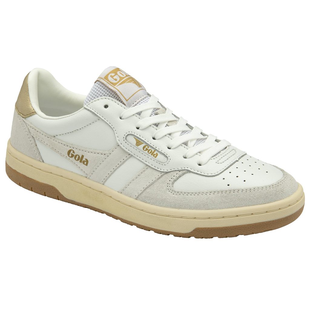 Gola Classics Hawk Sneakers Wit Goud Nederland | 750-LJMYNQ