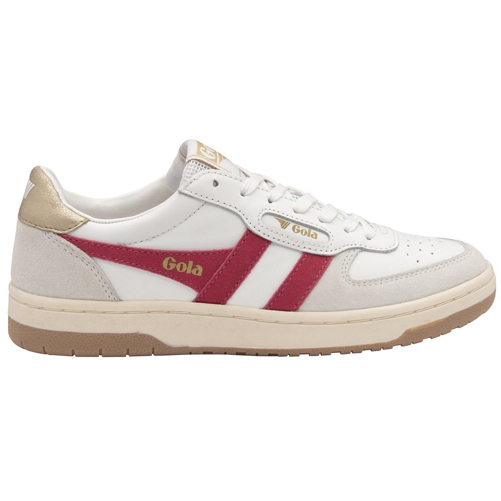Gola Classics Hawk Sneakers Wit Goud Nederland | 862-MVNHPL