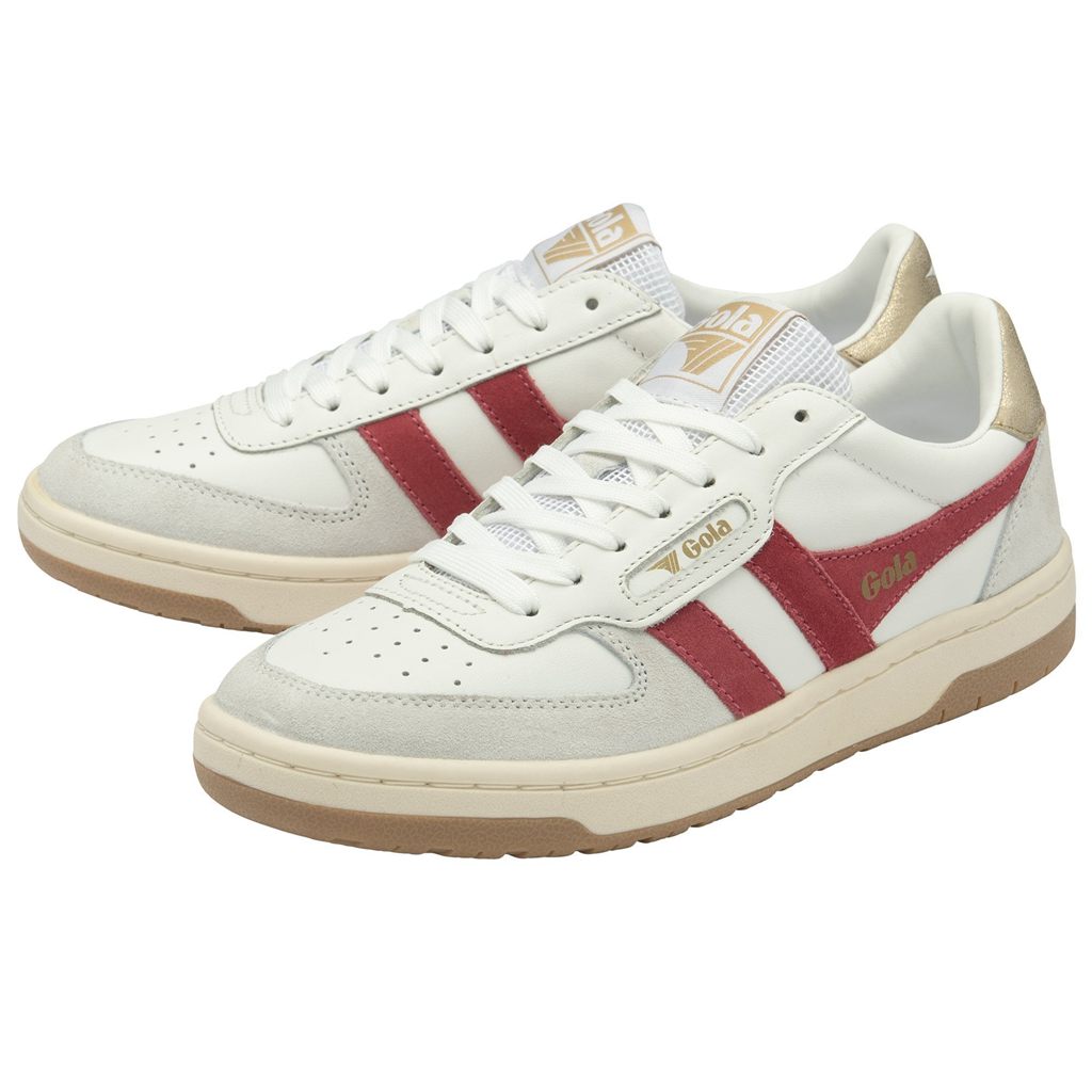 Gola Classics Hawk Sneakers Wit Goud Nederland | 862-MVNHPL