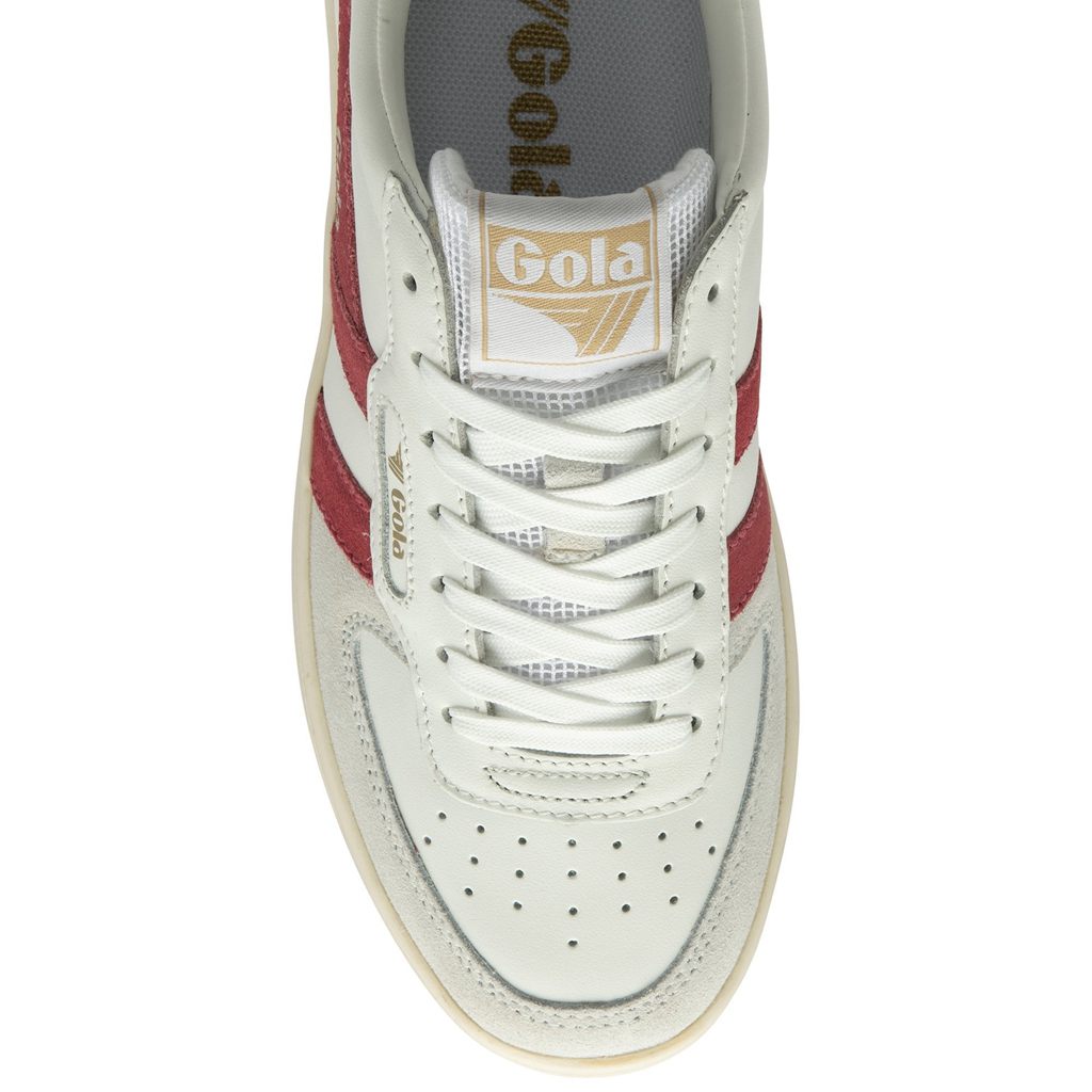 Gola Classics Hawk Sneakers Wit Goud Nederland | 862-MVNHPL