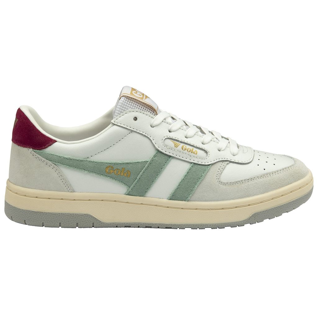 Gola Classics Hawk Sneakers Wit Groen Lichtgrijs Nederland | 063-REVDGH