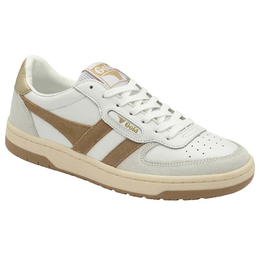 Gola Classics Hawk Sneakers Wit Lichtgoud Nederland | 037-WHEFRG