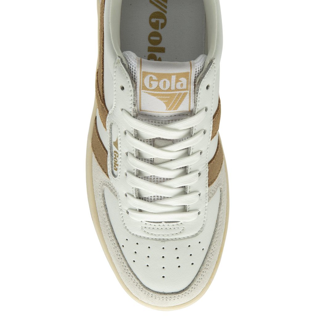 Gola Classics Hawk Sneakers Wit Lichtgoud Nederland | 037-WHEFRG