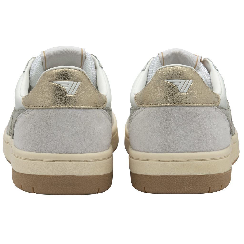 Gola Classics Hawk Sneakers Wit Lichtgrijs Goud Nederland | 319-DLEVBT
