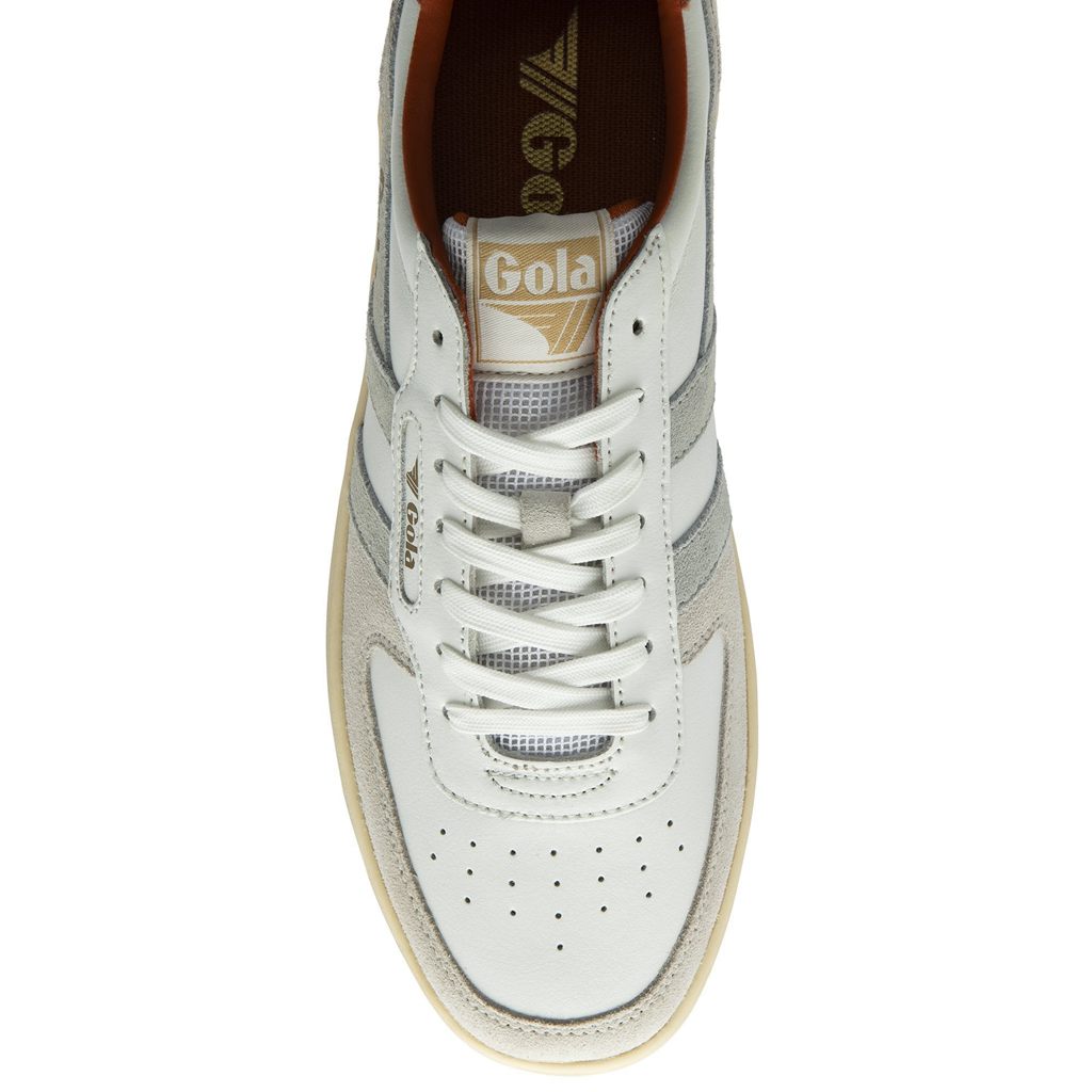 Gola Classics Hawk Sneakers Wit Oranje Nederland | 508-STFYLM