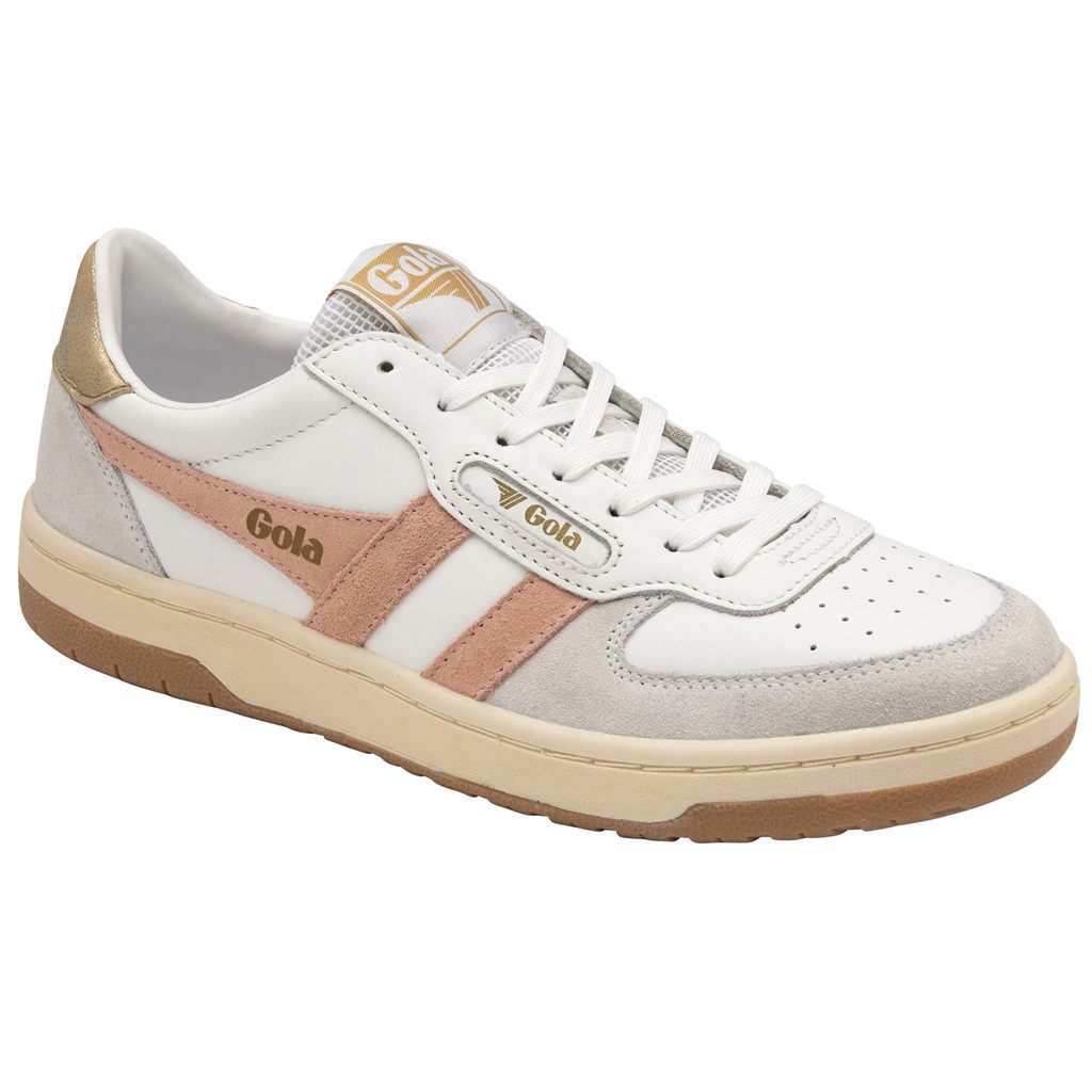 Gola Classics Hawk Sneakers Wit Roze Goud Nederland | 186-CDPWEH