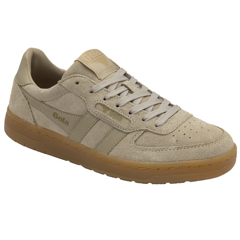 Gola Classics Hawk Suede '86 Sneakers Bone Gum Nederland | 543-RWDEOC