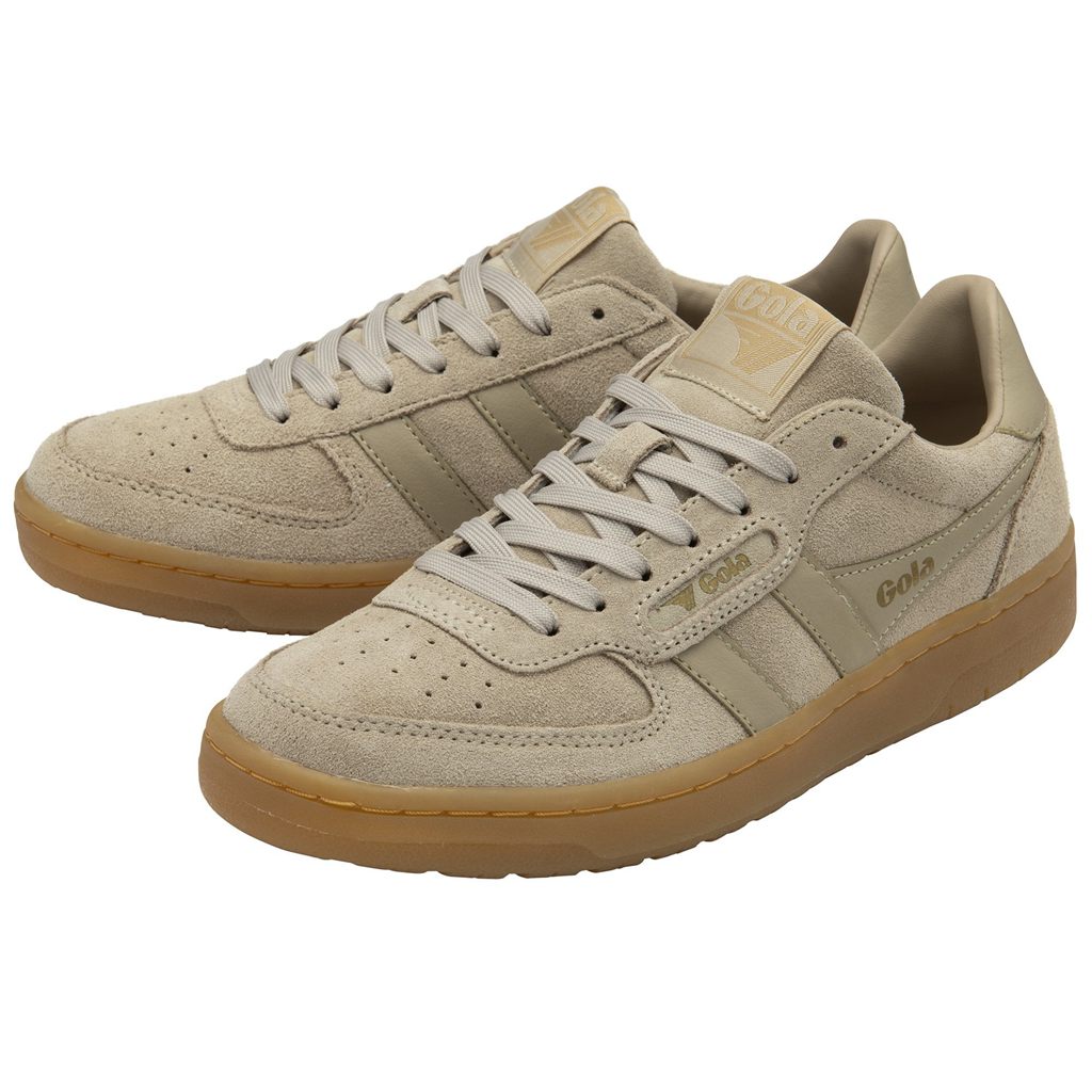 Gola Classics Hawk Suede '86 Sneakers Bone Gum Nederland | 543-RWDEOC