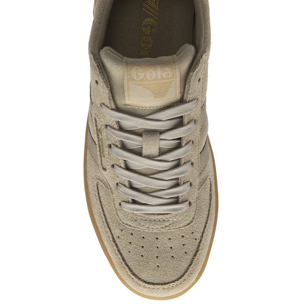 Gola Classics Hawk Suede '86 Sneakers Bone Gum Nederland | 543-RWDEOC
