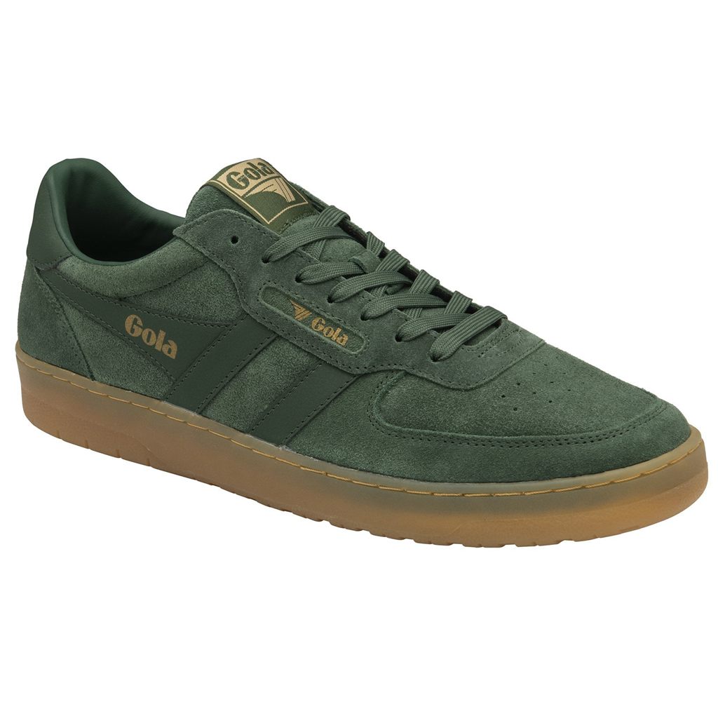 Gola Classics Hawk Suede '86 Sneakers Evergreen Gum Nederland | 870-EAPZJQ