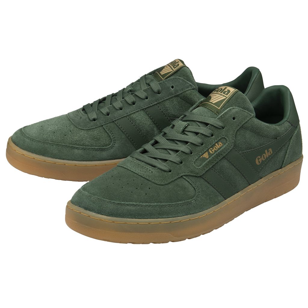 Gola Classics Hawk Suede '86 Sneakers Evergreen Gum Nederland | 870-EAPZJQ