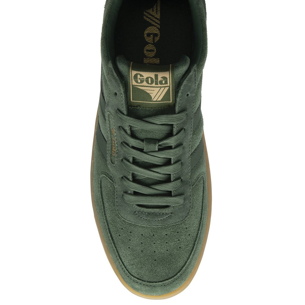 Gola Classics Hawk Suede '86 Sneakers Evergreen Gum Nederland | 870-EAPZJQ