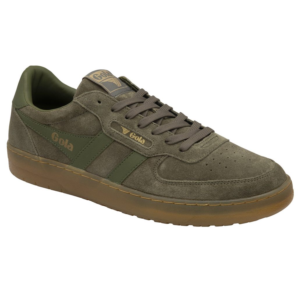 Gola Classics Hawk Suede '86 Sneakers Khaki Nederland | 906-QUXWRC