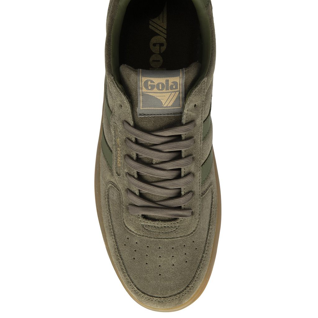 Gola Classics Hawk Suede '86 Sneakers Khaki Nederland | 906-QUXWRC