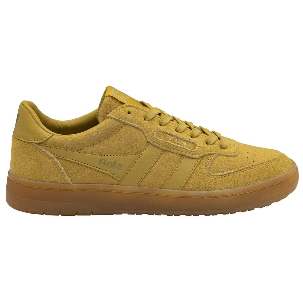 Gola Classics Hawk Suede '86 Sneakers Mosterdgeel Nederland | 254-ADUMZH