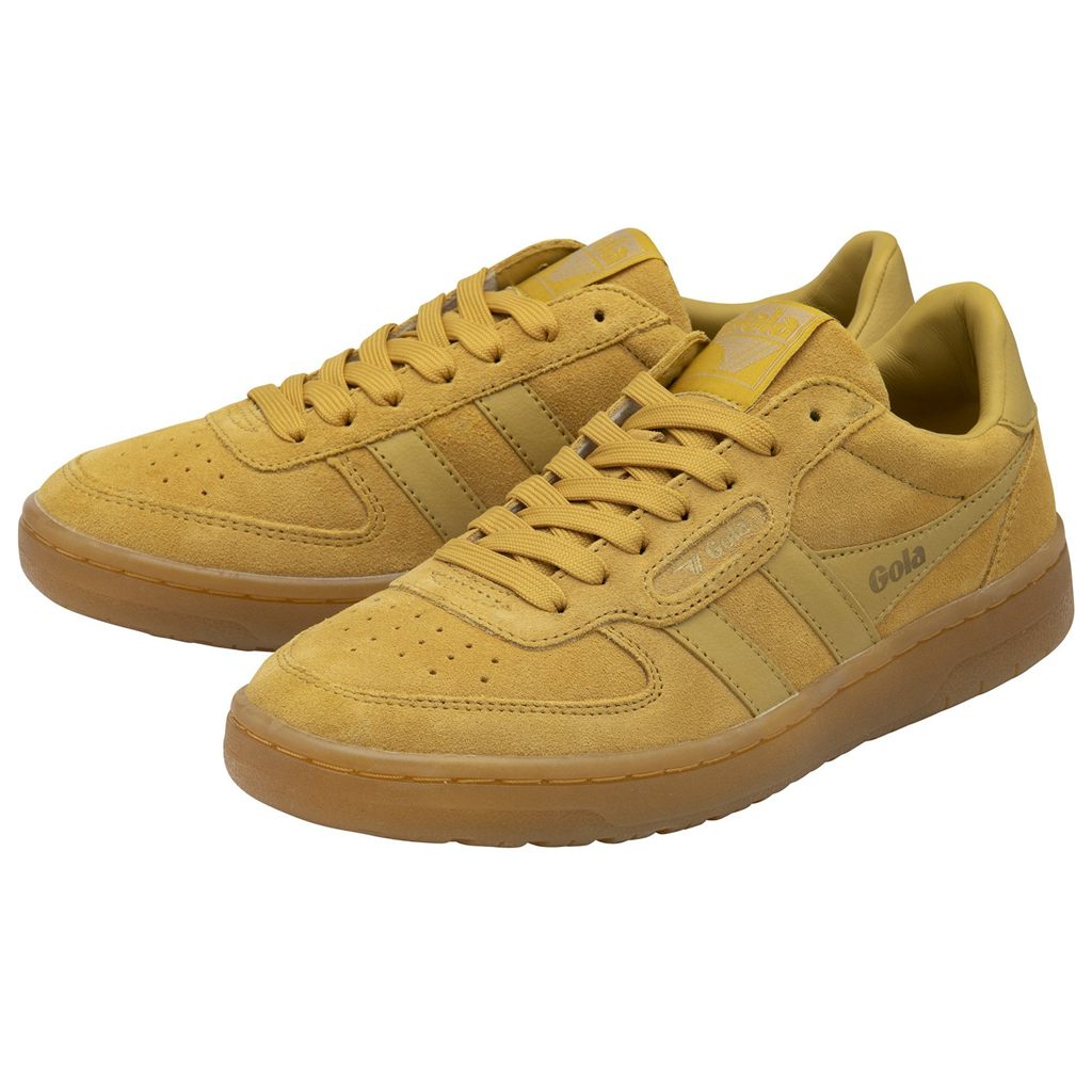 Gola Classics Hawk Suede '86 Sneakers Mosterdgeel Nederland | 254-ADUMZH