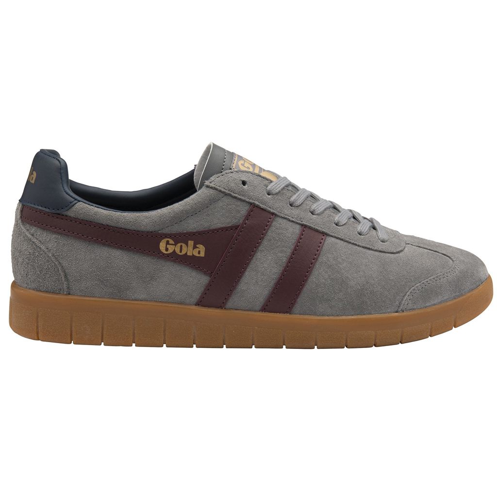 Gola Classics Hurricane Suede Sneakers Bordeaux Donkerblauw Nederland | 843-TZQKWO
