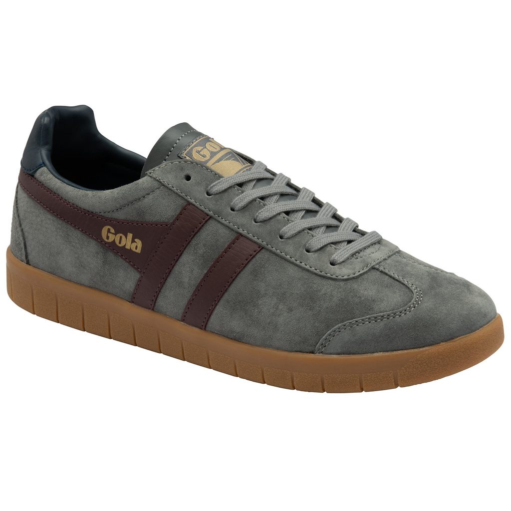 Gola Classics Hurricane Suede Sneakers Bordeaux Donkerblauw Nederland | 843-TZQKWO