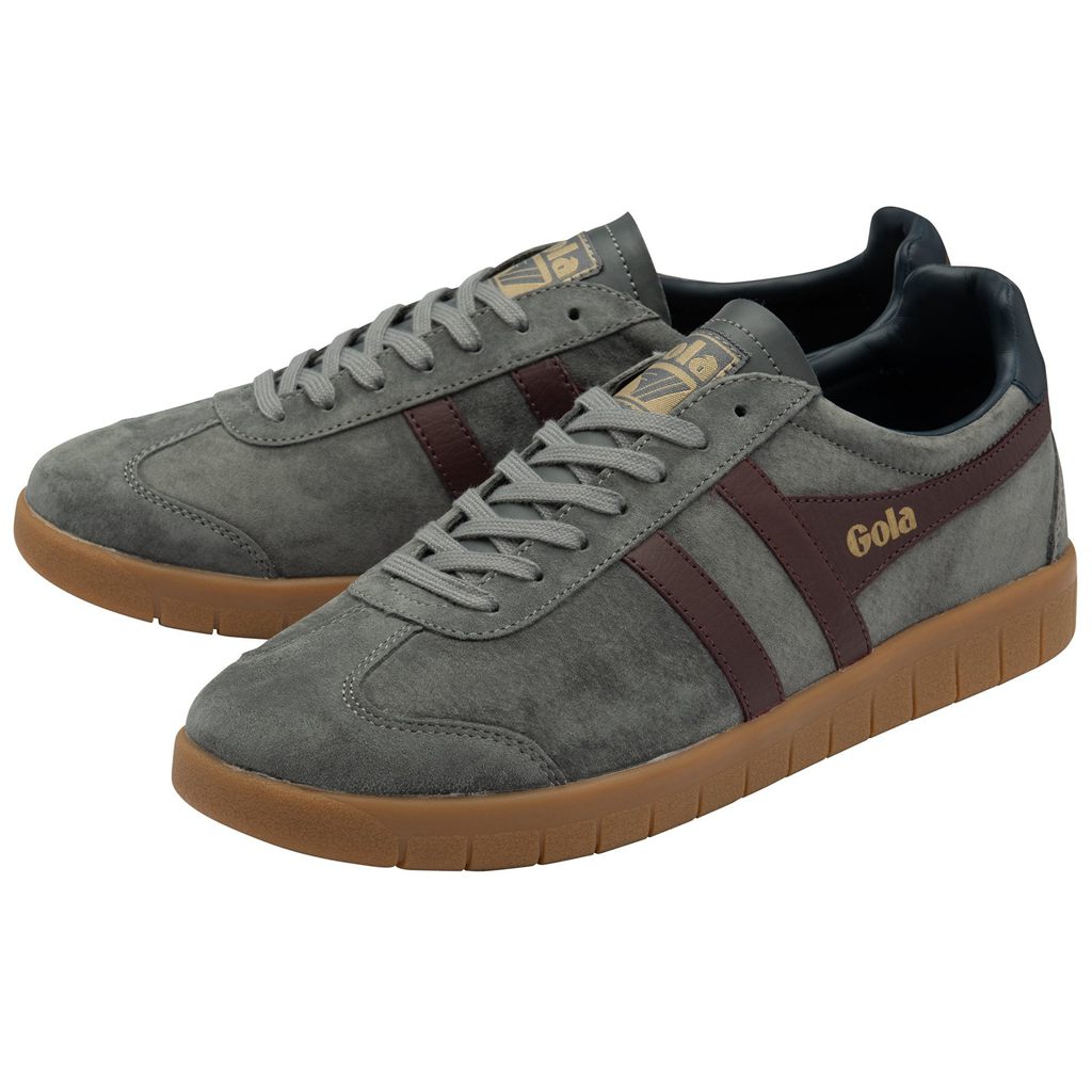 Gola Classics Hurricane Suede Sneakers Bordeaux Donkerblauw Nederland | 843-TZQKWO