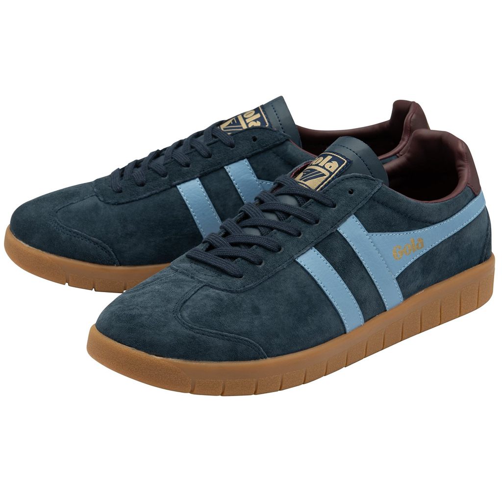 Gola Classics Hurricane Suede Sneakers Donkerblauw Bordeaux Nederland | 940-IAMXCP