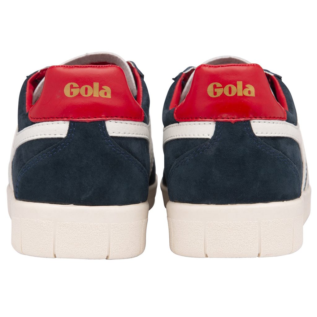Gola Classics Hurricane Suede Sneakers Donkerblauw Wit Dieprood Nederland | 095-OIPJCU